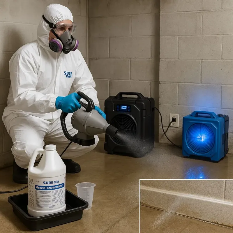 Sanitization and Odor Removal process in Chesterfield, MO